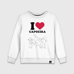 Детский свитшот I love Capoeira - Battle line graph