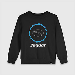 Свитшот хлопковый детский Jaguar в стиле Top Gear, цвет: черный