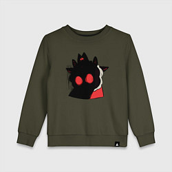 Детский свитшот Cult of the Lamb - Овечка в испуге