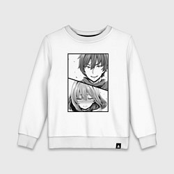 Свитшот хлопковый детский Норн Клаталисса Джиорал и Кэяру, цвет: белый