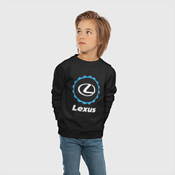 Свитшот хлопковый детский Lexus в стиле Top Gear, цвет: черный — фото 2