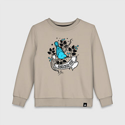 Детский свитшот Птица и ягоды - follow me