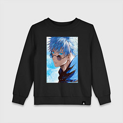 Детский свитшот Сатору Годжо в очках - Jujutsu kaisen