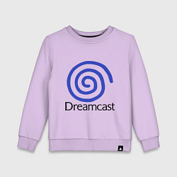 Свитшот хлопковый детский Sega dreamcast, цвет: лаванда