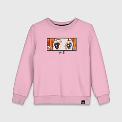 Свитшот хлопковый детский Нами, цвет: светло-розовый
