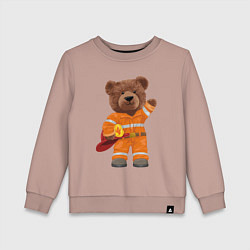 Детский свитшот Пожарный медведь