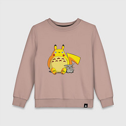 Детский свитшот Pika Totoro