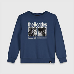 Свитшот хлопковый детский The Beatles rock, цвет: тёмно-синий