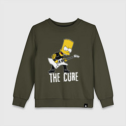 Детский свитшот The Cure Барт Симпсон рокер