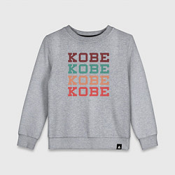 Детский свитшот Kobe name