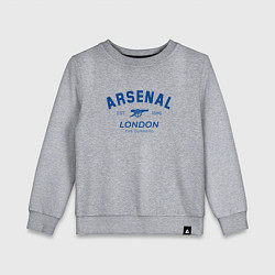 Свитшот хлопковый детский Arsenal london the gunners, цвет: меланж