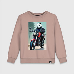 Детский свитшот Panda - cool biker