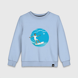 Детский свитшот Серфинг на море