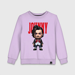 Детский свитшот Johnny Depp - cool dude - pop art
