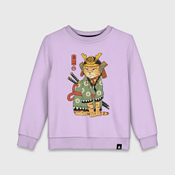 Детский свитшот Samurai battle cat
