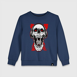 Детский свитшот DnB skull