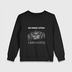 Детский свитшот Be wide open white