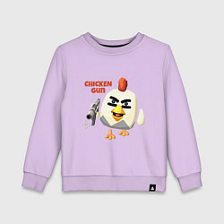 Детский свитшот Chicken Gun злой
