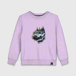Детский свитшот На джипе по России