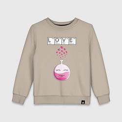 Детский свитшот Химия любви - для нее