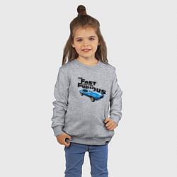 Свитшот хлопковый детский Chevrolet Camaro SS, цвет: меланж — фото 2