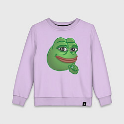 Детский свитшот Лягушонок Пепе не доволен тобой