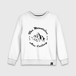 Детский свитшот Горы зовут - The mountains are calling