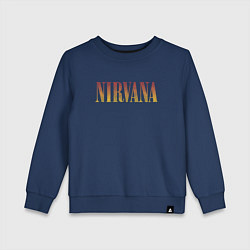 Детский свитшот Nirvana logo