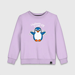 Детский свитшот Fly penguin