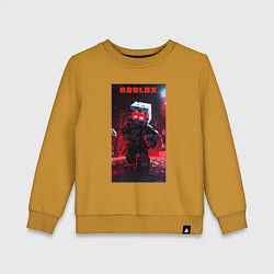 Детский свитшот Roblox red style