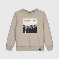 Свитшот хлопковый детский Тру фанат Joy Division, цвет: миндальный