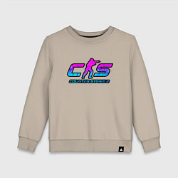 Детский свитшот КС 2 лого неон