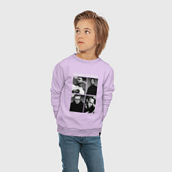 Свитшот хлопковый детский Depeche Mode Violator 2, цвет: лаванда — фото 2