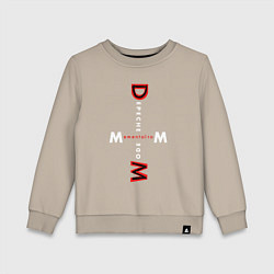 Свитшот хлопковый детский Depeche Mode - Memento Mori MM, цвет: миндальный