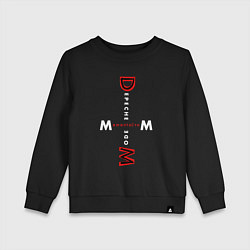 Свитшот хлопковый детский Depeche Mode - Memento Mori MM, цвет: черный