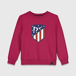 Свитшот хлопковый детский Atletico Madrid FC, цвет: маджента