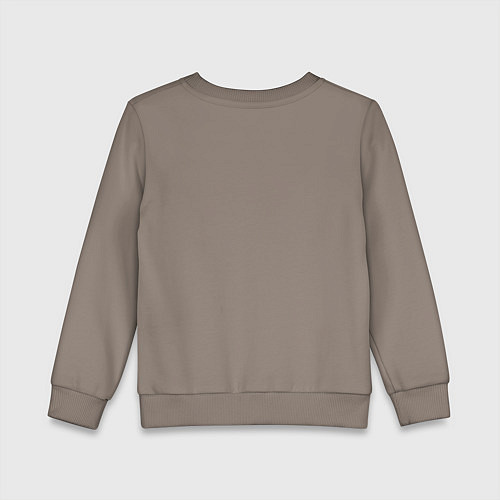 Детский свитшот Black dragon cat / Утренний латте – фото 2