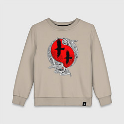 Детский свитшот Вороны Одина - кельтский узор