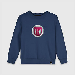 Свитшот хлопковый детский Fiat Italy, цвет: тёмно-синий