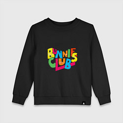 Детский свитшот NewJeans Bunnies Club colorful