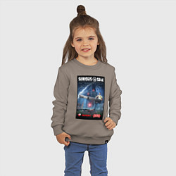 Свитшот хлопковый детский Serious Sam 1 - second encounter, цвет: утренний латте — фото 2