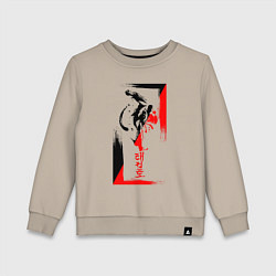 Детский свитшот Боевые искуства black and red