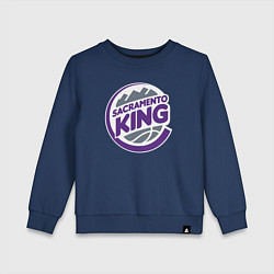 Детский свитшот Sacramento king