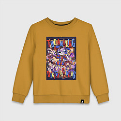 Детский свитшот Удивительный цифровой цирк в сборе