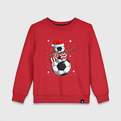 Детский свитшот Soccer snowman