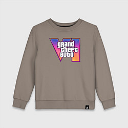Детский свитшот GTA 6 logo