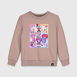 Детский свитшот The amazing digital circus together