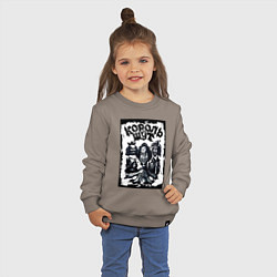 Свитшот хлопковый детский Арт Король и Шут, цвет: утренний латте — фото 2