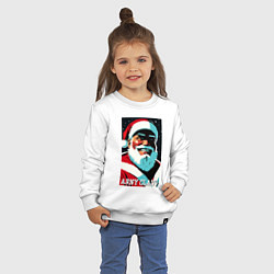 Свитшот хлопковый детский Arnold Schwarzenegger - Santa Claus, цвет: белый — фото 2