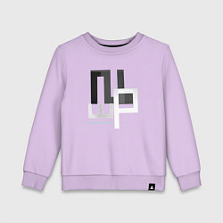 Свитшот хлопковый детский Depeche Mode - Remixes 2, цвет: лаванда